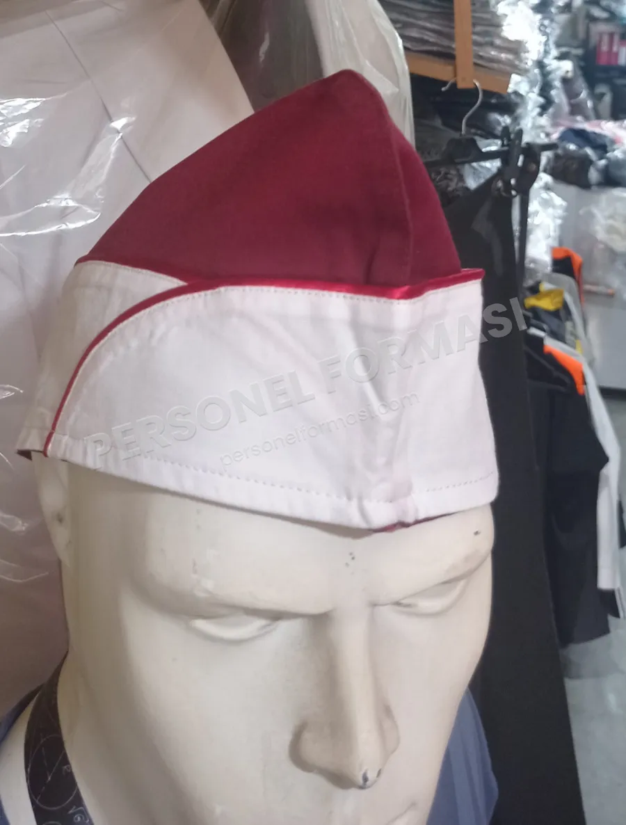 SKB-028 Şef Kepi / Bandana - Şef Kepi ve Bandana